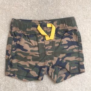 0-3 month camo shorts